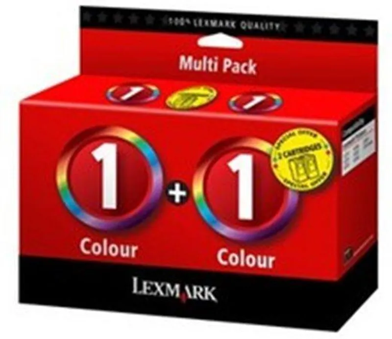Hauptproduktbild Inkoustová náplň "80D2955B", b+c, 2*113 stránek, pro X2300 tiskárnu, multipack, LEXMARK