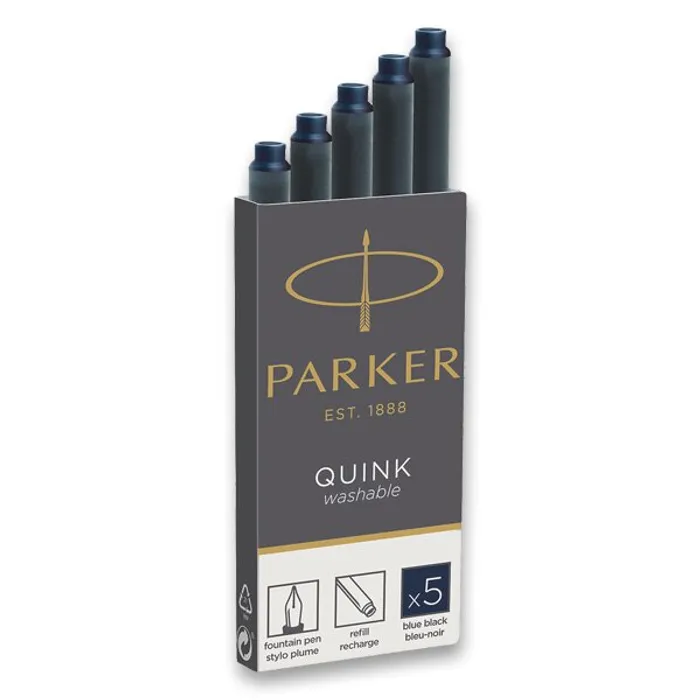 Hauptproduktbild Inkoustové bombičky modročerné PARKER [5 ks]