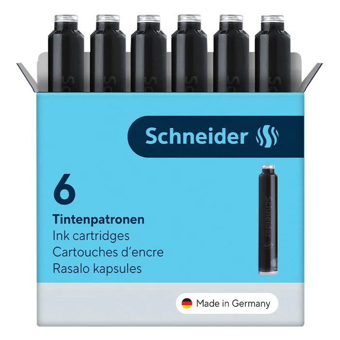 Hauptproduktbild Inkoustové bombičky Schneider, 6 ks černé