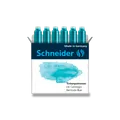 Schneider Tintenpatronen, 6 Stück ozeanblau