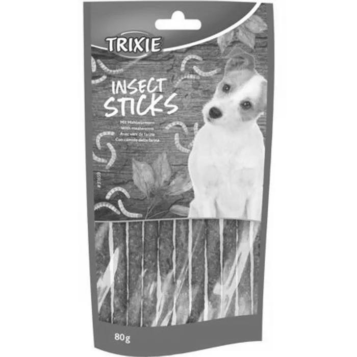 Hauptproduktbild INSECT Sticks, tyčinky s 65 % moučných červů, 80 g