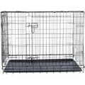 Weiteres Produktbild Innenkäfig, Kunststoffboden/lackiertes Metall, schwarz M-L: 93 x 69 x 62 cm