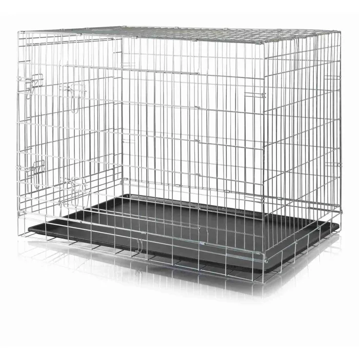 Hauptproduktbild Interiérová klec, pozinkovaná s plastovým dnem M: 78 x 62 x 55 cm