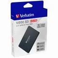 Interne Festplatte SSD Verbatim SATA III, 1TB, Vi550, 49353, 560 MB/s-R, 535 MB/s-W