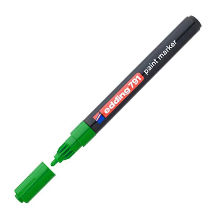 Hauptproduktbild Lakový popisovač "791", zelená, 1-2mm, EDDING