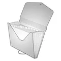 Weiteres Produktbild Dokumentenorganizer mit gummiertem A4-Opalglas, klargrün, 13 Fächer
