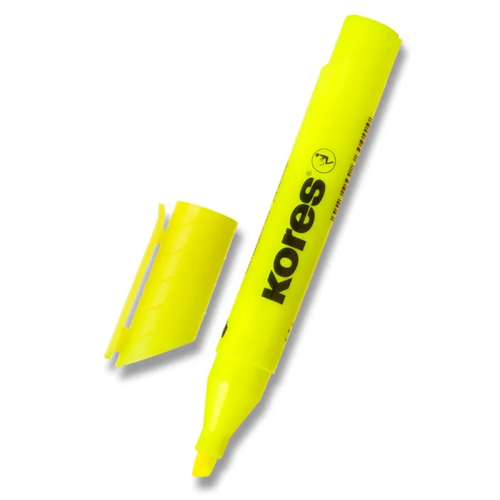 Hauptproduktbild Zvýrazňovač Kores High Liner Plus žlutý 0,5–5 mm