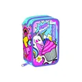 Pencil Case full of "Triplo", daisy pop, MITAMA 64869