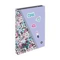 A4 Jumbo Notizbuchbox mit lustigem Mädchenmotiv