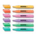 Weiteres Produktbild Kores High Liner Plus Pastel Textmarker 0,5–5 mm, 6-farbiger Mix
