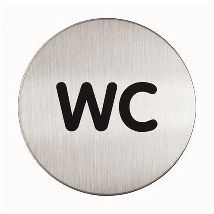 Hauptproduktbild Piktogram "WC", samolepicí, nerez, DURABLE 490723
