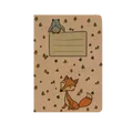 Liniertes Notizbuch - A5 - Kraftpapier - Fuchs
