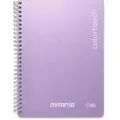 Weiteres Produktbild Spiralhefter "i-Note", 18,5x24 cm, liniert, 90 Blatt, lila, MITAMA 62278-90211