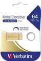 USB-Stick „Exclusive Metal“, 64GB, USB 3.0, VERBATIM gold