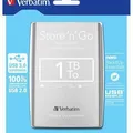 Weiteres Produktbild Verbatim extern Festplatte, Store N Go, 2.5", USB 3.0 (3.2 Gen 1), 1TB, 53071, silbern