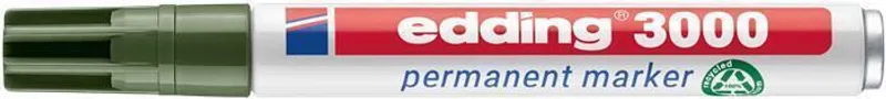 Hauptproduktbild Permanentní popisovač "3000", olivově zelená, 1,5-3 mm, kuželový hrot, EDDING 7580228008