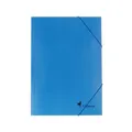 Tafeln mit Gummiband, blau, Karton, A4, VICTORIA