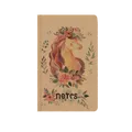 Notizbuch leer - A5 - Kraftpapier - Einhorn