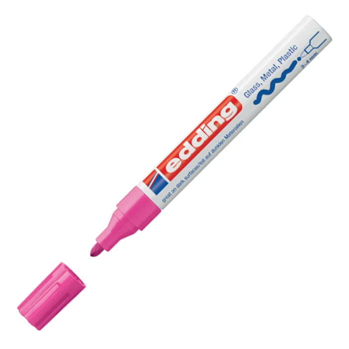 Hauptproduktbild Lakový popisovač "750", růžová, 2-4mm, EDDING