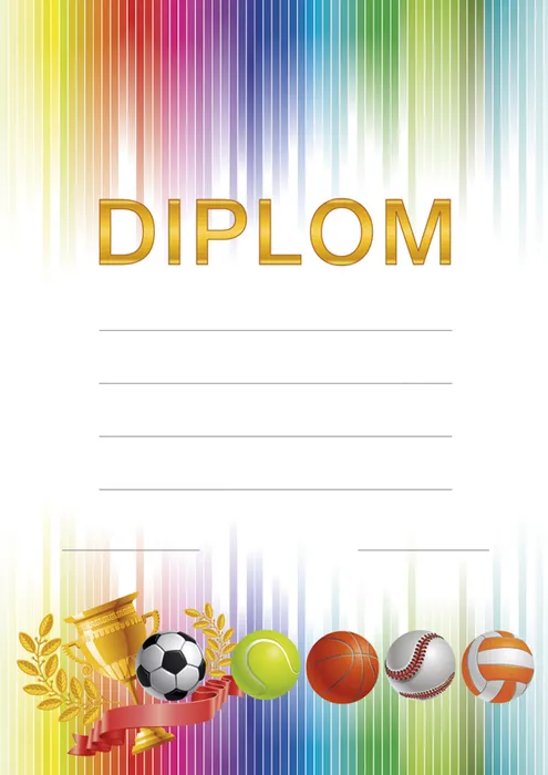 Hauptproduktbild Diplom A5 Míče