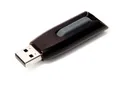 USB-Stick „V3“, schwarz-grau, 64GB, USB 3.0, 60/12MB/sec, VERBATIM