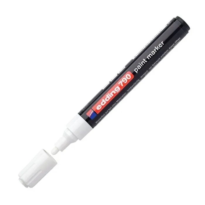 Hauptproduktbild Lakový popisovač "790", bílá, 2-3mm, EDDING