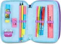 Pencil Case full of "Triplo", daisy pop, MITAMA 64869
