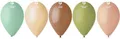 Luftballon, natürliche Pastellfarben, 26 cm, 10 Stk./Packung, 10200009-NATUR