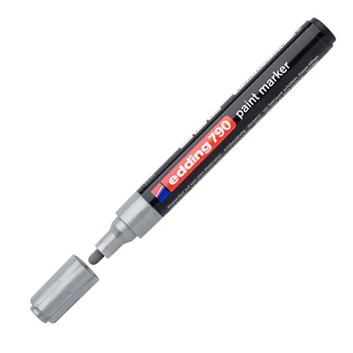 Hauptproduktbild Lakový popisovač "790", stříbrná, 2-3mm, EDDING