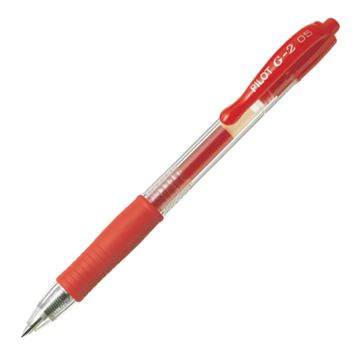 Hauptproduktbild Gelové pero "G-2", červená, 0,25mm, PILOT