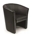Sitzmöbel "Lounge", schwarz, Kunstleder, MaYAH