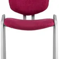 Weiteres Produktbild "ISY 2" Konferenzstuhl, lila, Textil, grauer Metallrahmen