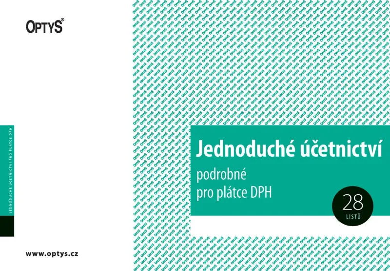 Hauptproduktbild Jednoduché účetnictví podrobné pro plátce DPH A4, 28 listů 1023