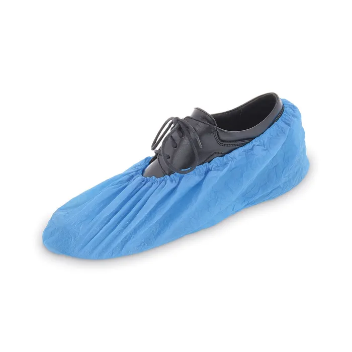 Hauptproduktbild Jednorázové návleky na obuv modré 40 x 14 cm (CPE) [100 ks]
