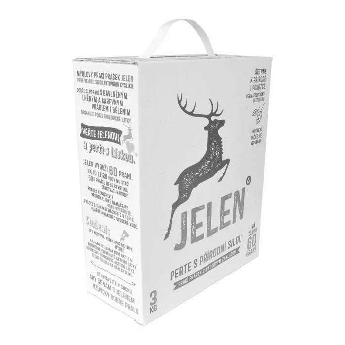 Hauptproduktbild Jelen Mýdlový prací prášek krabice 60 dávek 3 kg