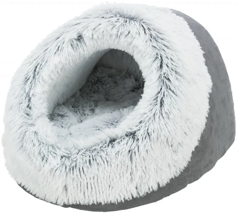 Hauptproduktbild Jeskyně HARVEY 35 × 26 × 41 cm, plyš s dlouhým vlasem, šedá