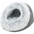 Weiteres Produktbild HARVEY Cave 35 × 26 × 41 cm, Plüsch mit langen Haaren, grau