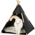 Weiteres Produktbild Tipi-Höhle, 55 x 65 x 55 cm, Filz, Anthrazit
