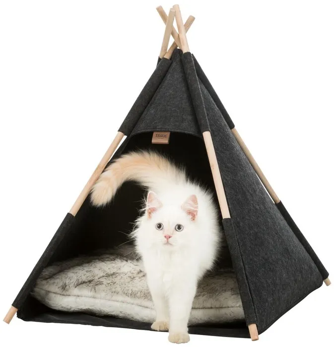 Hauptproduktbild Jeskyňka TIPI, 55 x 65 x 55 cm, plsť, antracit