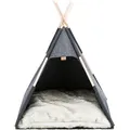 Weiteres Produktbild Tipi-Höhle, 70 x 70 x 70 cm, Filz, Anthrazit