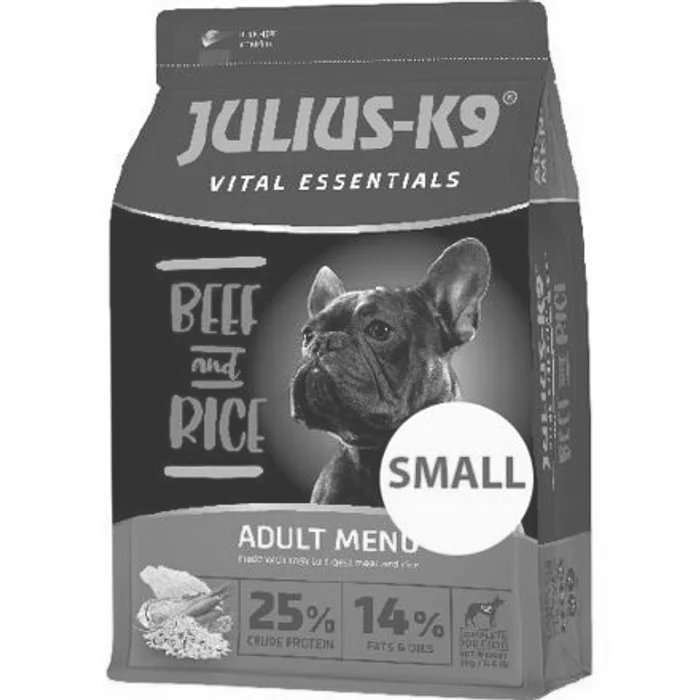 Hauptproduktbild JULIUS K-9 HighPremium 3kg ADULT SMALL Vital Essentials BEEF&Rice