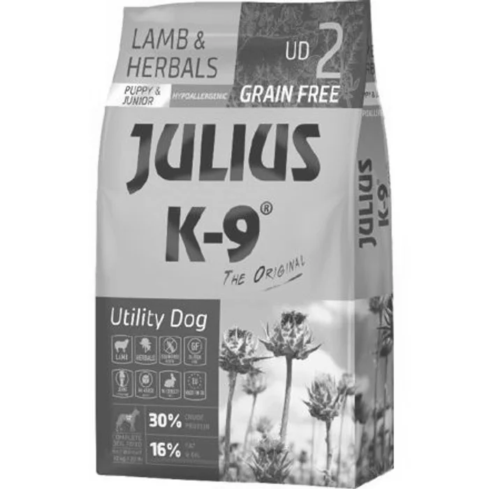 Hauptproduktbild JULIUS K-9 PUPPY&JUNIOR LAMB&HERBALS 340 g