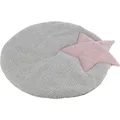 JUNIOR Liegematte STAR für Welpen, 55 x 61 cm, grau/helllila