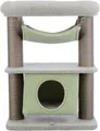 Weiteres Produktbild JUNIOR Kratzbaum LUNITO, 2 Ebenen, Höhle, Hängematte, 71 cm, grau/mint