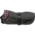 HERMY 2in1 Mantel, Dackelschnitt, schwarz/rot XS: 28 cm, Brustumfang: 34-40 cm, Halsumfang: 20-26 cm