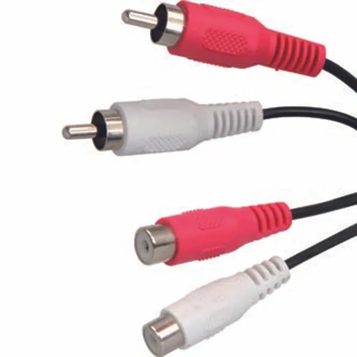 Hauptproduktbild Kabel Cinch 2x M- Cinch 2x F, 5m, černá