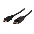 Video-Kabel DisplayPort M - HDMI M, 1m, schwarz, Logo, Blister