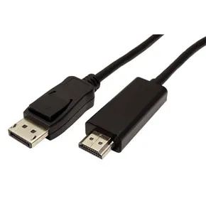 Kabel DisplayPort M- HDMI M, 1m, schwarz