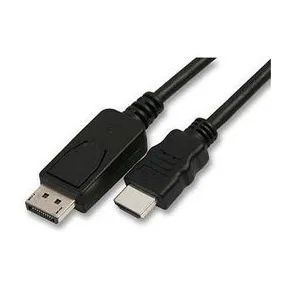 Kabel DisplayPort M- HDMI M, 2m, schwarz
