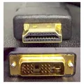Weiteres Produktbild Video-Kabel DVI (18+1) M - HDMI M, 2m, goldene Konnektoren, schwarz, Logo, Blister